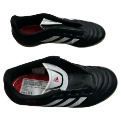 Used Adidas Soccer Indoor Shoes Black Junior 02.5