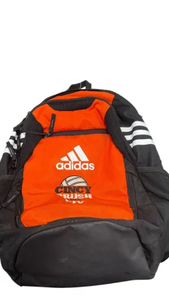 Used Adidas Soccer Player Sackpack Charcoal And Orange