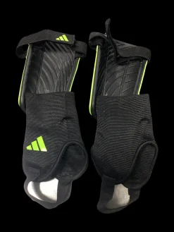 Used Adidas Soccer Shin Guards Junior Optic Yellow MD