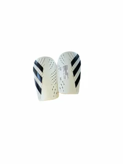 Used Adidas Soccer Shin Guards Youth White SM