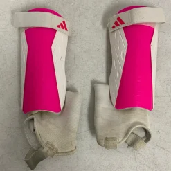 Used Adidas Soccer Shin Guards Junior Pink LG