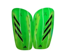 Used Adidas Soccer Shin Guards Adult Green LG