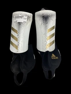 Used Adidas Soccer Shin Guards Adult White Senior