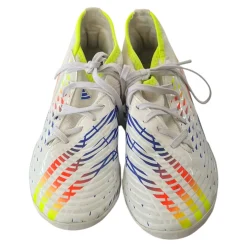 Used Adidas Soccer Turf Shoes White Junior 05.5