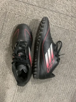 Used Adidas Soccer Turf Shoes Black Junior 02
