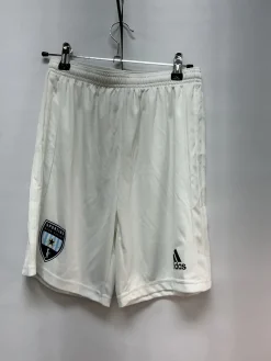 Used Adidas SPORTING BLUE VALLEY Soccer Shorts Yth White LG