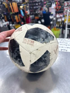 Used Adidas TELSTAR META TOP REPLIQUE MATCH BALL All Size Soccer Ball White 5