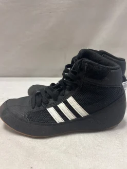 Used Adidas Wrestling Shoes Black Junior 01
