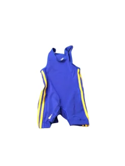 Used Adidas Wrestling Singlet Royal Blue SM