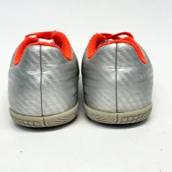 Used Adidas X Soccer Indoor Shoes Silver Youth 12.0
