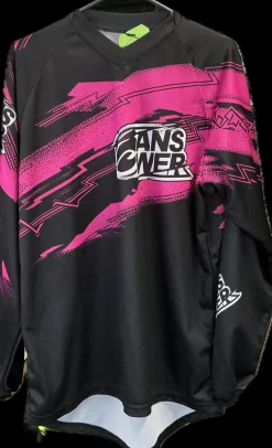 Used Adult Top Black And Pink XL