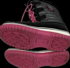 Used ADVENTURE GEAR Girls Snowboard Boots Black And Pink Youth 11.0