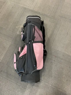 Used Affinity PINK CART BAG Womens Cart Bag Black And Pink