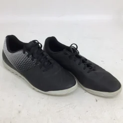 Used AGILITY 100 SOCCER TURF CLEATS SR 8 Soccer Turf Shoes Black Senior 8
