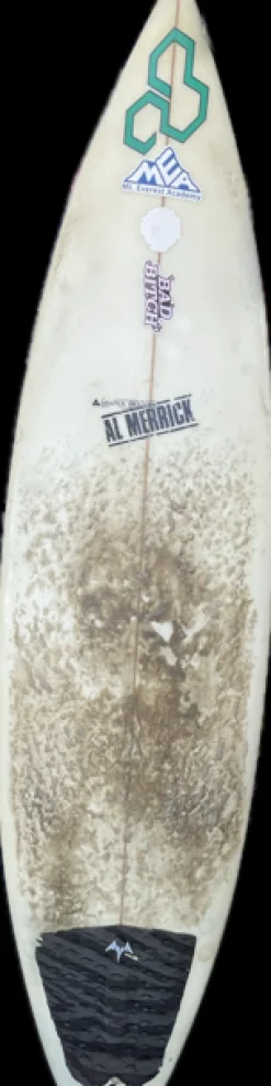Used Al Merrick FLYER F Surfboard White 6Ft