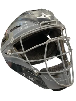 Used All Star MVP2500-1 Catchers Helmet w/Mask Black L/XL