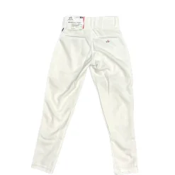 Used Alleson TAPERED BOTTOM W PIPE BB/SB Pant Boys White And Navy Blue SM