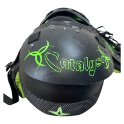 Used All-Star CATALYST 60-80 FB Shoulder Pads Black SM