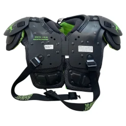 Used All-Star CATALYST 60-80 FB Shoulder Pads Black SM