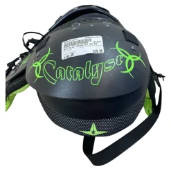 Used All-Star CATALYST 60-80 FB Shoulder Pads Black SM
