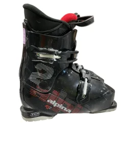 Used Alpina A12 Boys DH Ski Boot Black 210 MP - J02