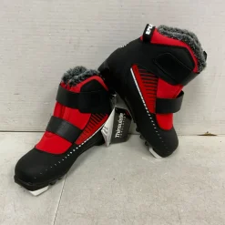 Used Alpina Boys NNN XC Ski Boots Red JR-03