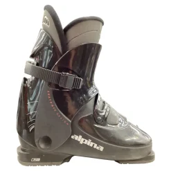 Used Alpina DISCOVERY REAR ENTRY Mens DH Ski Boot Black 280 MP - M10 - W11
