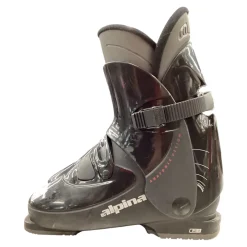 Used Alpina DISCOVERY REAR ENTRY Mens DH Ski Boot Black 280 MP - M10 - W11