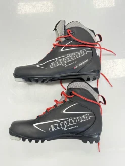 Used Alpina Mens NNN XC Ski Boots Black M 08.5-09 / W 09-09.5