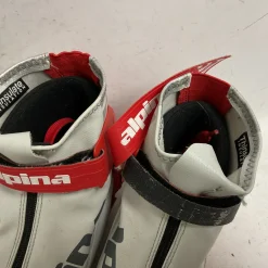 Used Alpina R COMBI JR Boys NNN XC Ski Boots White W 06 / JR 04-04.5