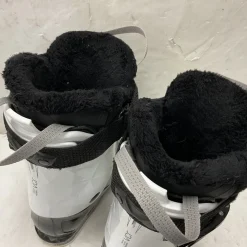 Used Alpina RUBY 65 Girls DH Ski Boot Black And White 240 MP - J06 - W07