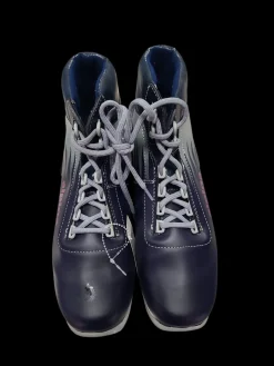 Used Alpina Womens NNN XC Ski Boots Navy Blue M 10 / W 10.5-11