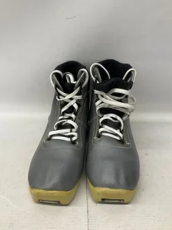 Used Alpina Womens NNN XC Ski Boots Grey W 06 / JR 04-04.5