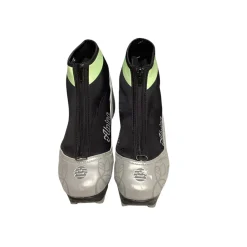 Used Alpina Womens SNS XC Ski Boots Black W 06 / JR 04-04.5