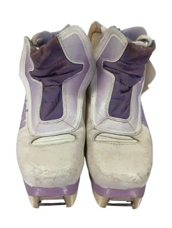 Used Alpina Womens SNS XC Ski Boots Purple W 06.5-07 / JR 4.5-05