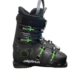 Used Alpina XTRACK 60 Mens DH Ski Boot Black 280 MP - M10 - W11