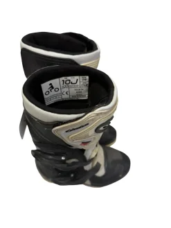 Used Alpine Stars TECH 3S Junior Motocross Boots Black Youth 10.0