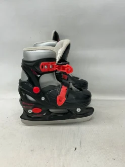 Used American Athletic COUGAR ADJ Boys Softboot Skate Black Adjustable