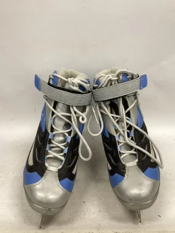 Used American Athletic FIGURES Mens Figure Skate Royal Blue And Grey Senior 9