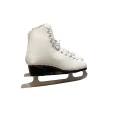 Used American Athletic FIGURE SKATES WomensFigure Skate White Senior 7