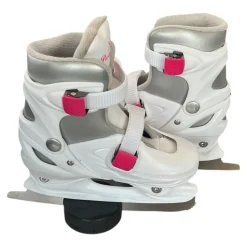 Used American Athletic PARTY GIRL Girls Figure Skate White Adjustable