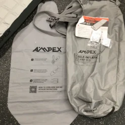 Used AMPEX BERTIN SELF INFLATING MAT Sleeping Bag Royal Blue Senior