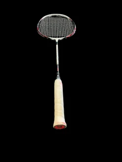 Used APAC LETHAL 9 BADMINTON RACQUET Adult Badminton Racquet White Unknown