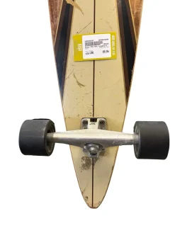 Used Arbor Pin Tail Longboard Brown