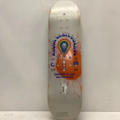 Used Arbor ROOTED Skateboard Deck Only White 8 1/2
