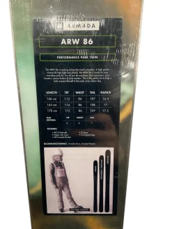 Used Armada ARW 96 Womens Skis Only None 170 cm
