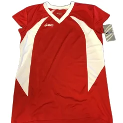 Used Asics Adult Small Volleyball Top Red