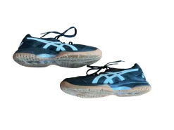 Used Asics GEL ROCKET VB Shoes Adult Black Senior 7.5