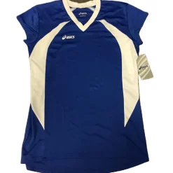 Used Asics Large Adult Volleyball Top Royal Blue