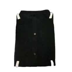 Used Asics Men's Eddie D Camp Casual Button Down Top Black